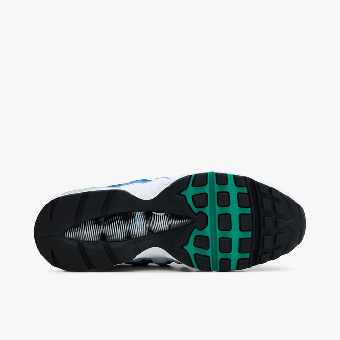 Nike Air Max 95 OG White / Emerald Green - Lake Blue
