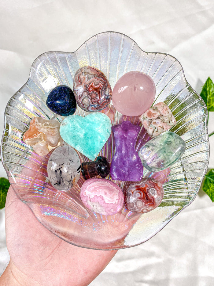 Aura Glass Shell Bowl