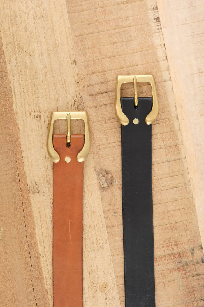 KikaNY Accessories Belts B5 Buckle Belt in Tan
