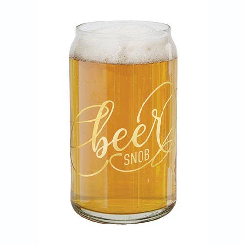 Beer Can Glass-Beer Snob - Taryn x Philip Boutique