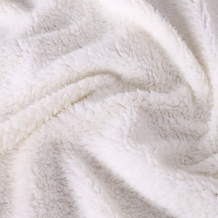Bulldog & Flowers Throw Blanket