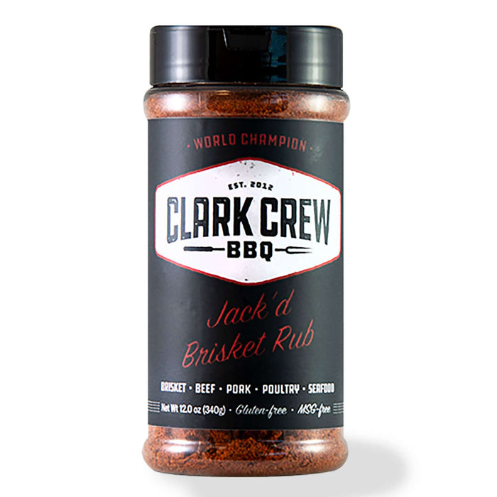 Clark Crew BBQ Jack'd Brisket Rub 12 oz.