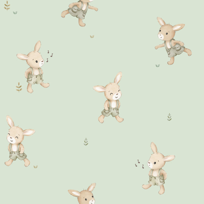 CloverRabbit-Mint - Family Fabrics B.V.