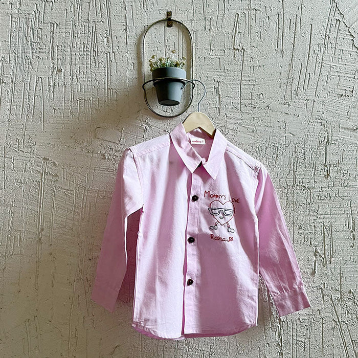 Daddy's Love Š—– Personalized Formal Shirt (1-14 Years)