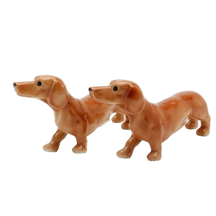 Fine Porcelain Tableware - Dachshund Salt & Pepper Shakers 20768