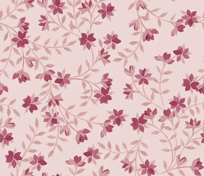 Fleur De Vigne Cherry - Family Fabrics B.V.