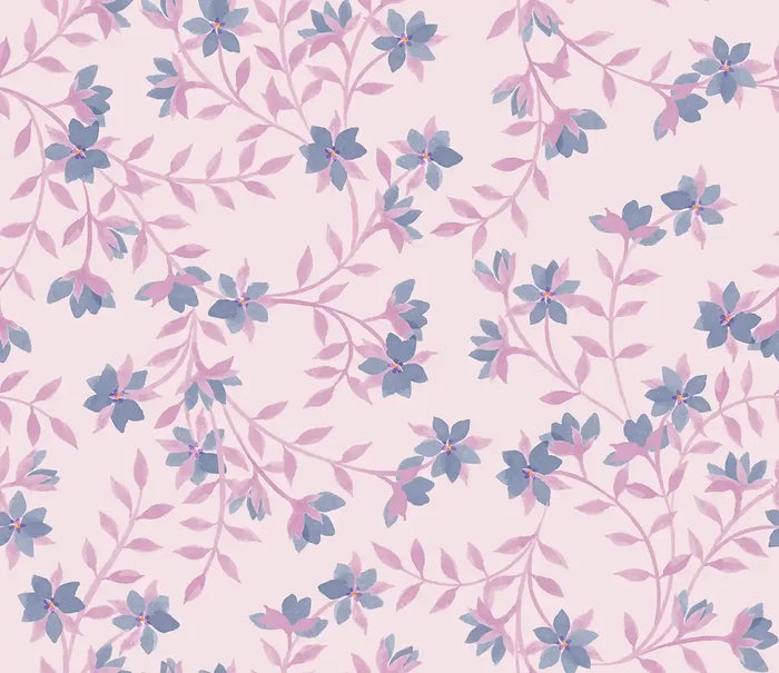 Fleur De Vigne Magenta - Family Fabrics B.V.