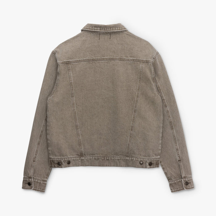 Honor The Gift Washed Twill Trucker Jacket / Taupe