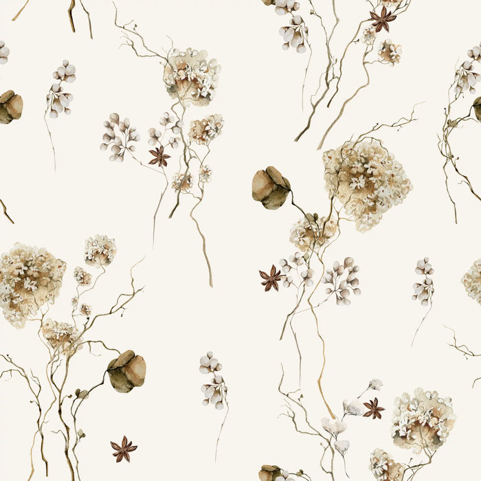 Icy Earthy Blooms - Family Fabrics B.V.