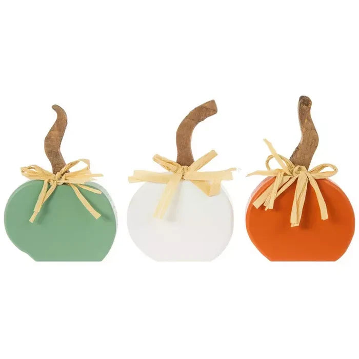 Long-Stemmed Wood Pumpkin