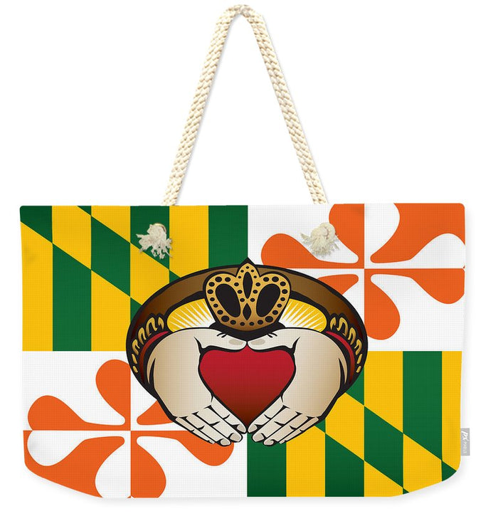 Maryland Irish Claddagh - Weekender Tote Bag