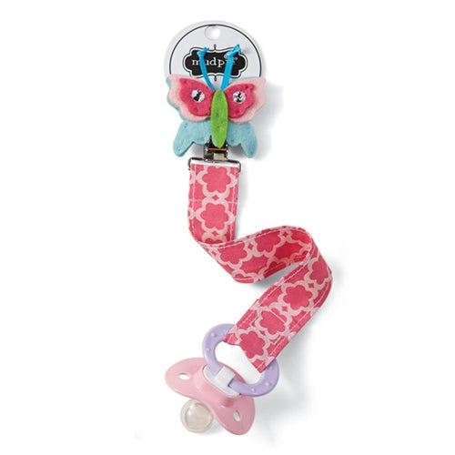 Mud Pie - Butterfly Pacifier Clip