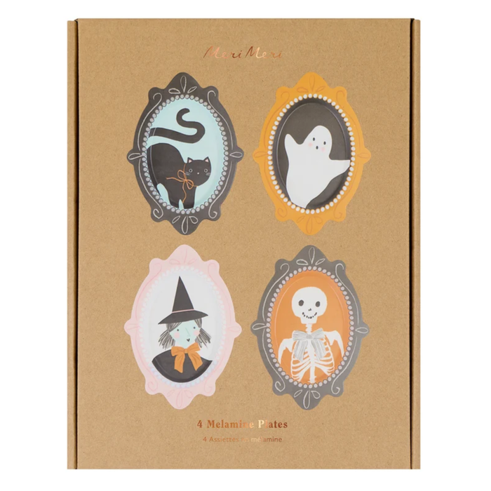 Reusable Plates - Halloween Portrait