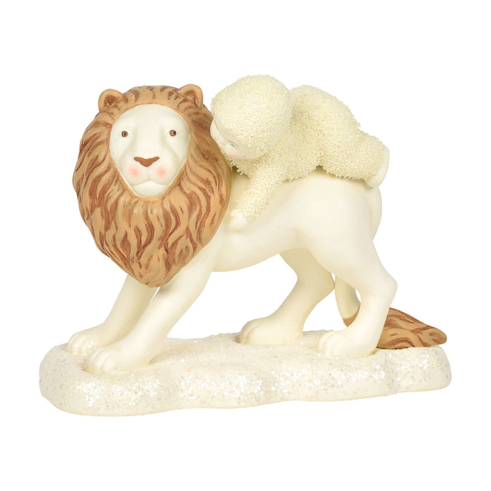 "Sale" Snowbabies - The Peaceful Lion King Porcelain Figurine 6003493