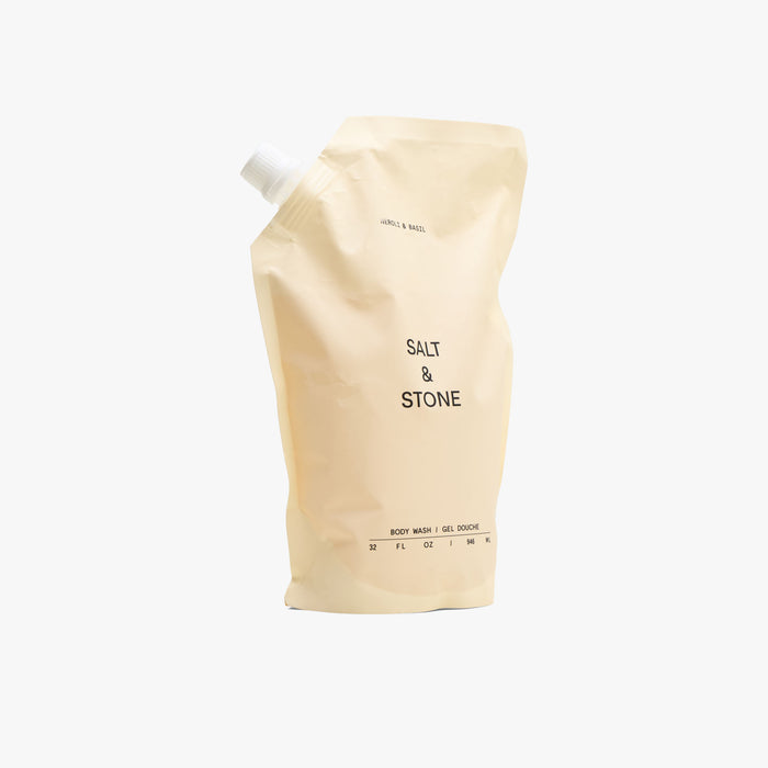SALT & STONE Body Wash Refill Pouch / Neroli & Basil