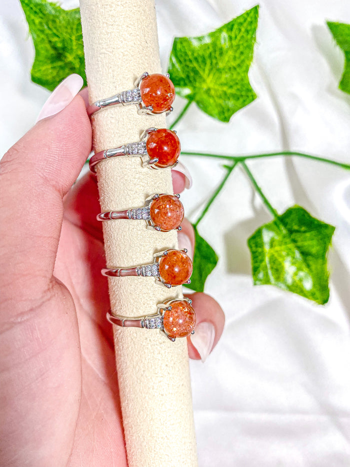 Sunstone Ring (adjustable)