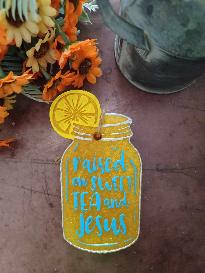 Sweet Tea Mason Jar Freshie
