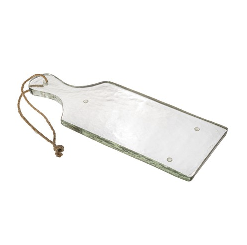 Textured Glass Serving Board