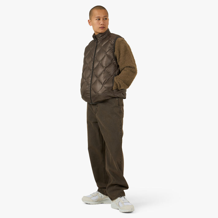 thisisneverthat PERTEX Light Down Vest / Brown