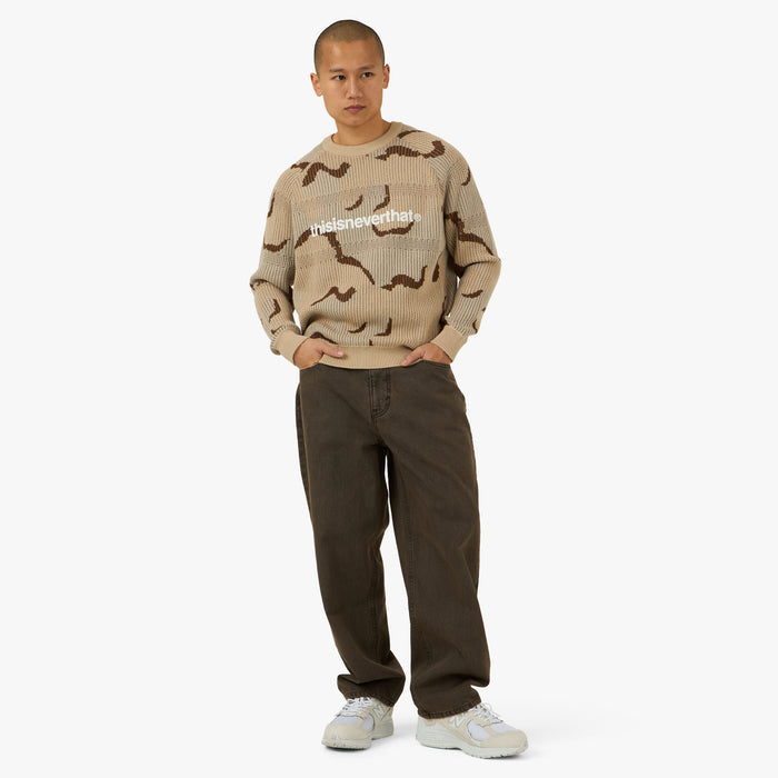 thisisneverthat T-Logo Knit Sweater / Camo
