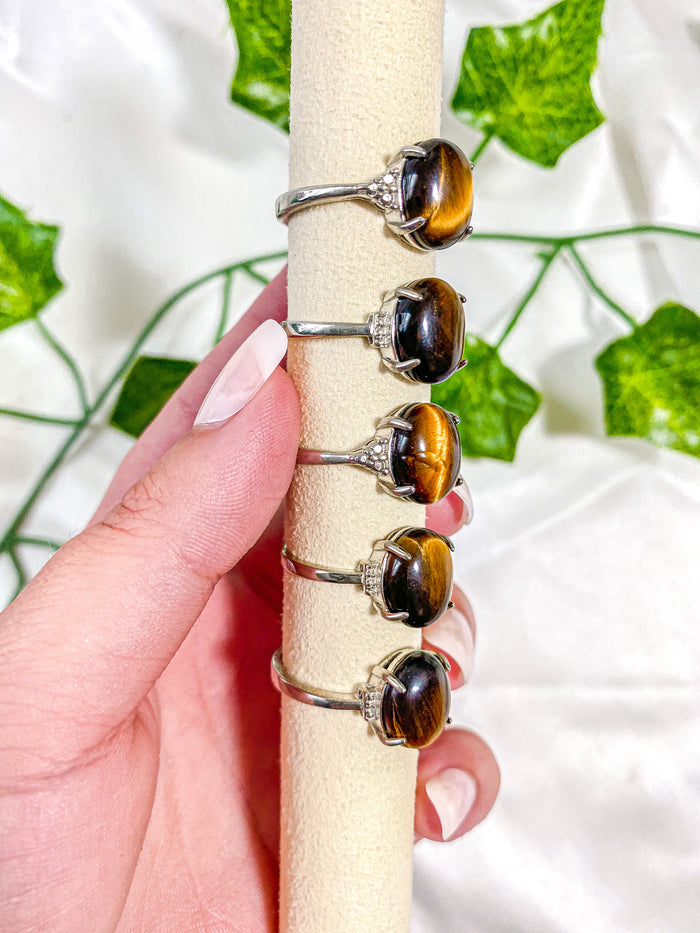 Tiger's Eye Ring (adjustable)