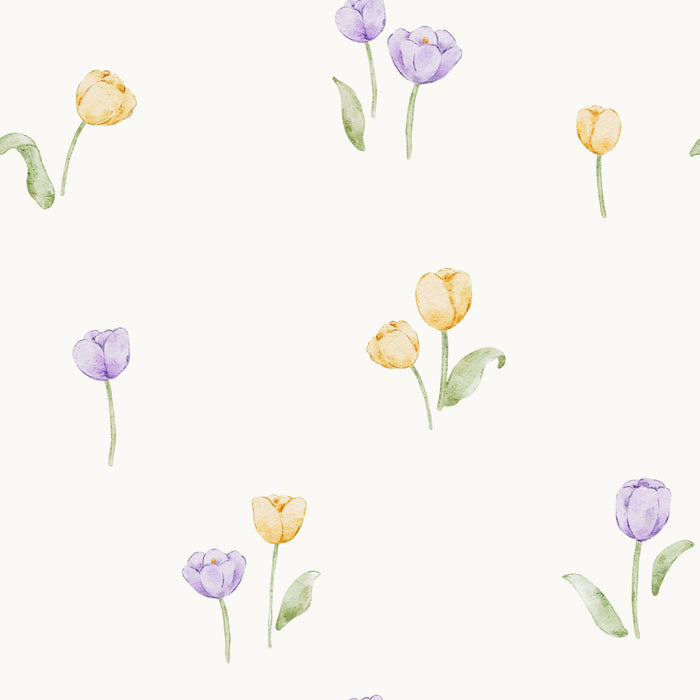 Tulips OffWhite - Family Fabrics B.V.