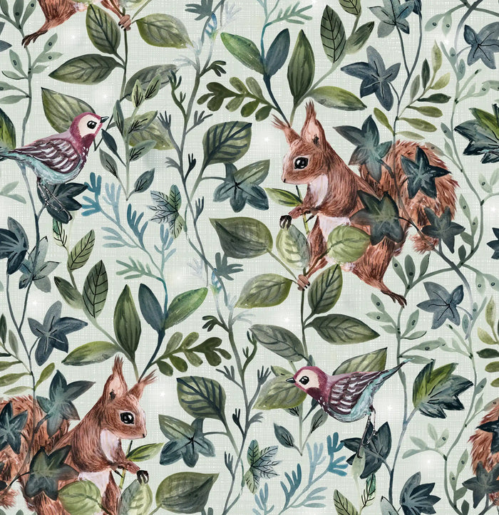 Wald Pale Mint - Family Fabrics B.V.