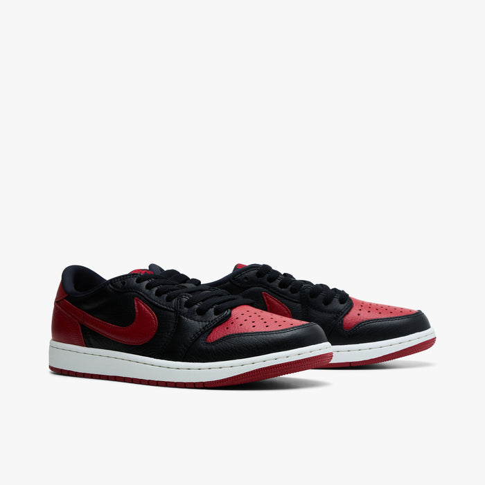 Jordan 1 Retro Low OG Black / Black - Varsity Red