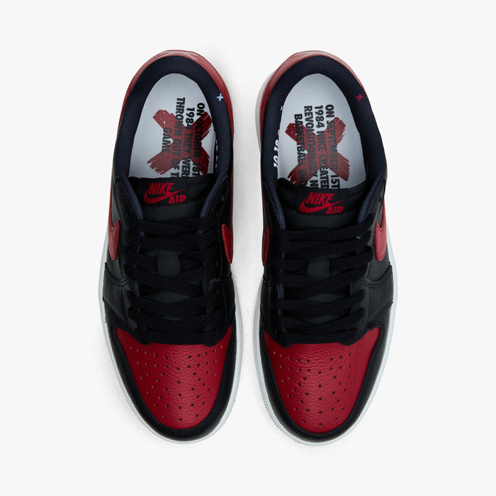 Jordan 1 Retro Low OG Black / Black - Varsity Red
