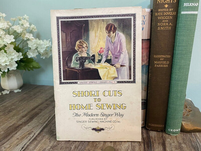 1938 Singer Sewing Library, Short Cuts to Home Sewing at Duckwells