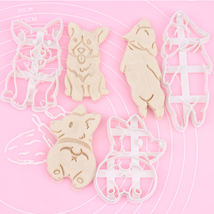 3pcs Set Cute Corgi Molds