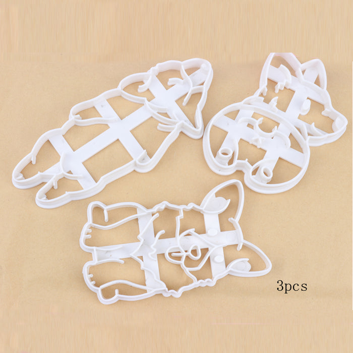 3pcs Set Cute Corgi Molds