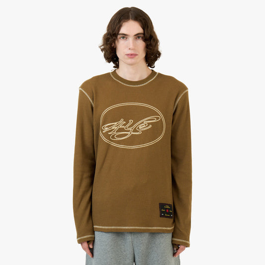 4YE Signature Waffle Top Brown / Cream