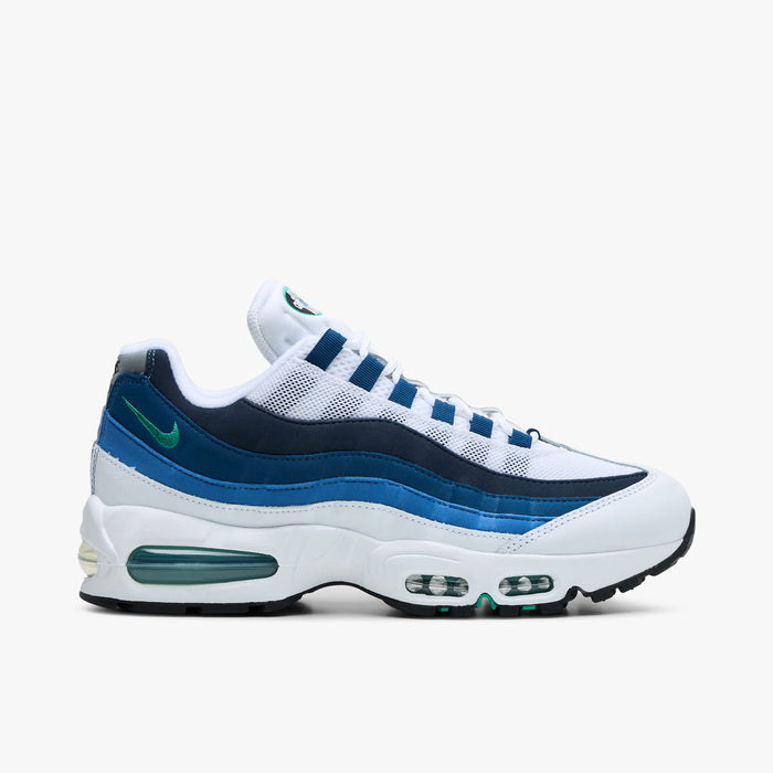 Nike Air Max 95 OG White / Emerald Green - Lake Blue