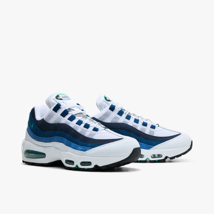 Nike Air Max 95 OG White / Emerald Green - Lake Blue