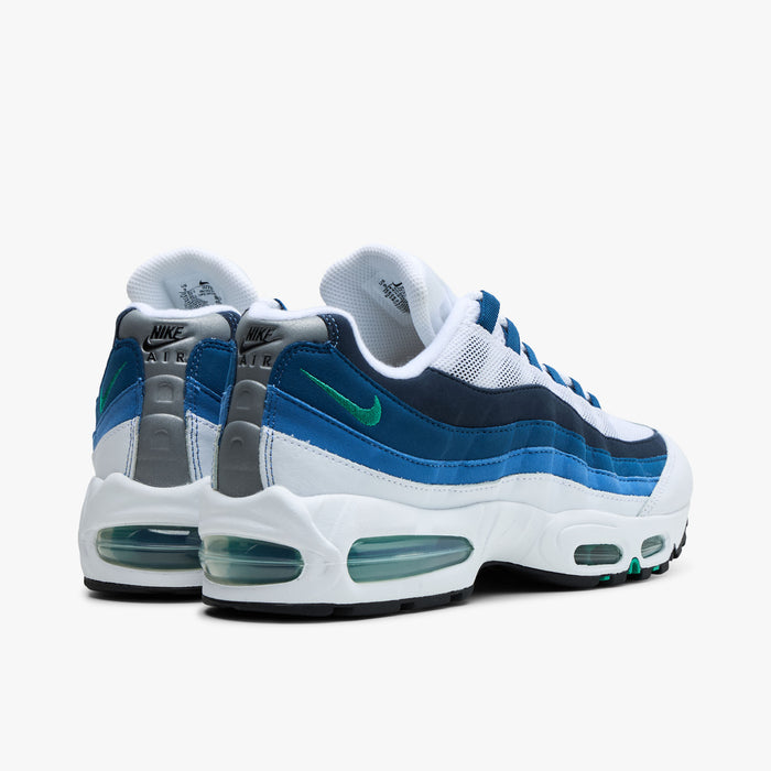 Nike Air Max 95 OG White / Emerald Green - Lake Blue