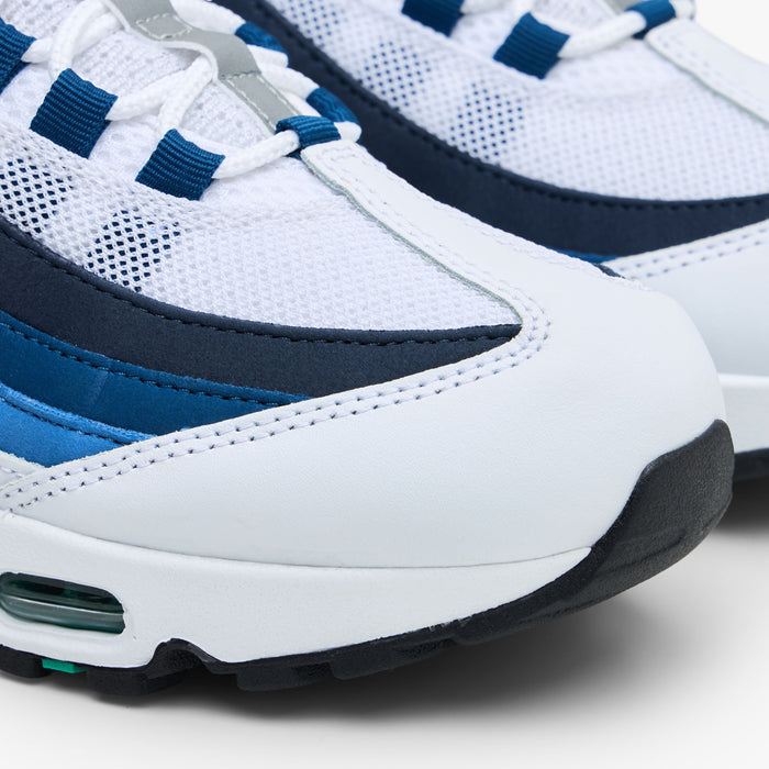 Nike Air Max 95 OG White / Emerald Green - Lake Blue