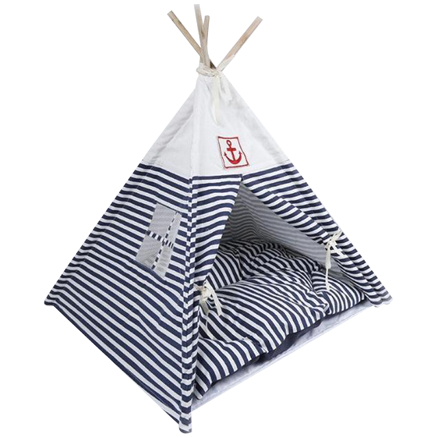 Anchor Striped Teepee Tent