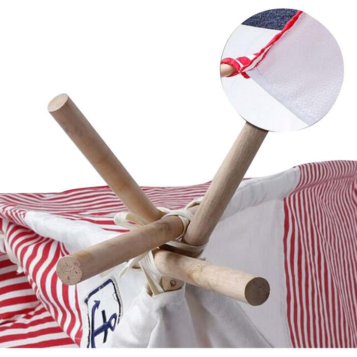 Anchor Striped Teepee Tent