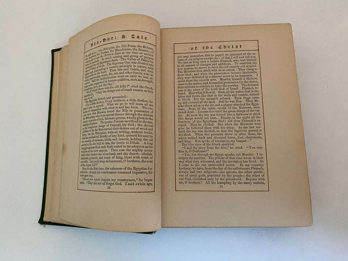 Antique Book, Ben-Hur, The Players Edition, by Lew. Wallace 1904 at Duckwells