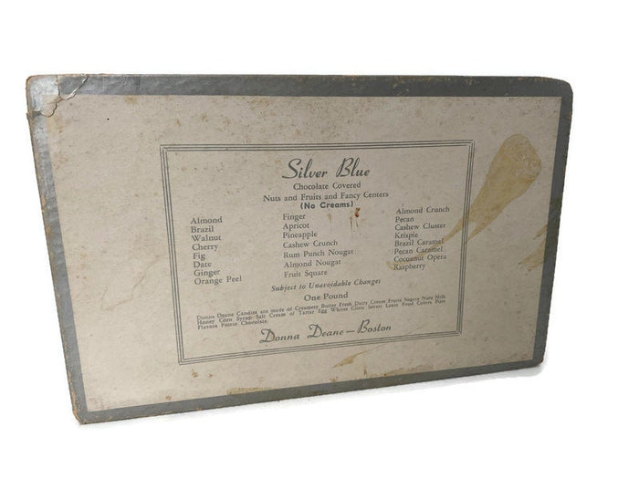 Antique Donna Deane Chocolate Box, Boston Candy Company at Duckwells