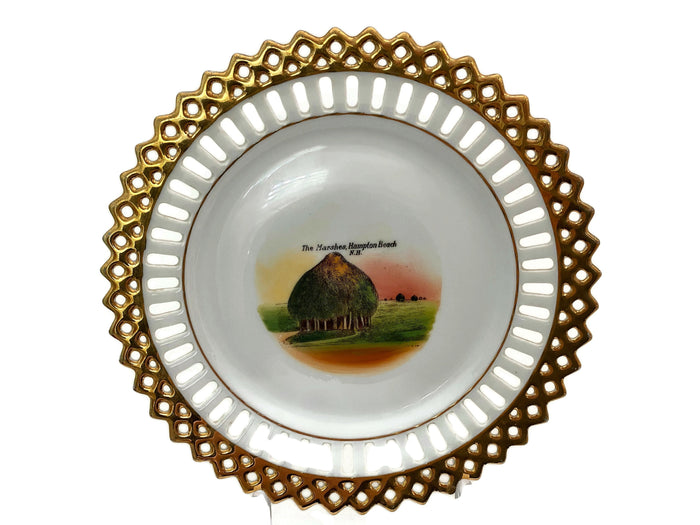 Antique Hampton Beach, NH Souvenir Dish at Duckwells