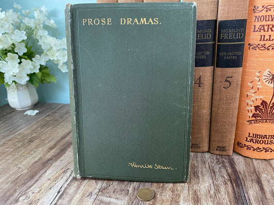 Antique Hardcover Book, Peer Gynt, A Dramatic Poem by Henrik Ibsen at Duckwells