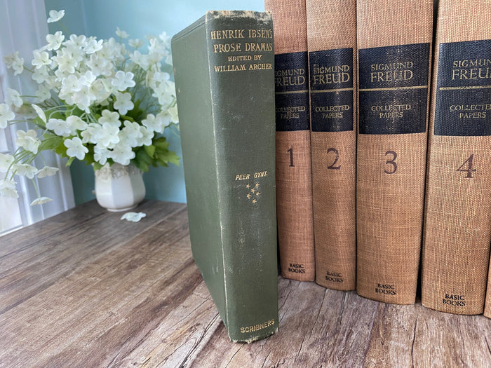 Antique Hardcover Book, Peer Gynt, A Dramatic Poem by Henrik Ibsen at Duckwells
