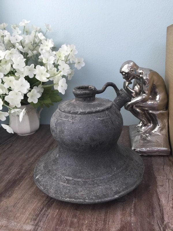 Antique Oil Lamp Base at Duckwells