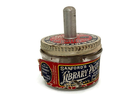 Antique Photo Paste Bottle by Sanford's at Duckwells
