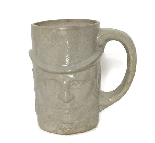 Antique Stoneware Man with Monocle Mug at Duckwells