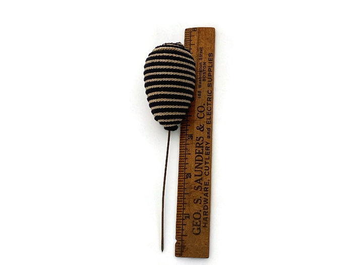 Antique Victorian Corded Hatpin at Duckwells