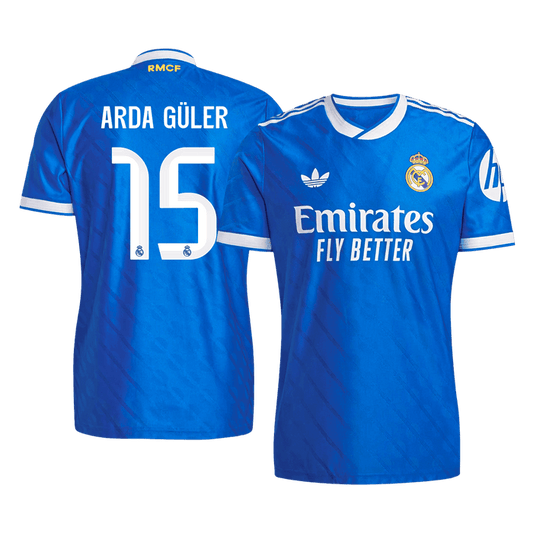 ARDA GüLER #15 Real Madrid Third Away Player Version Jersey 2025/26