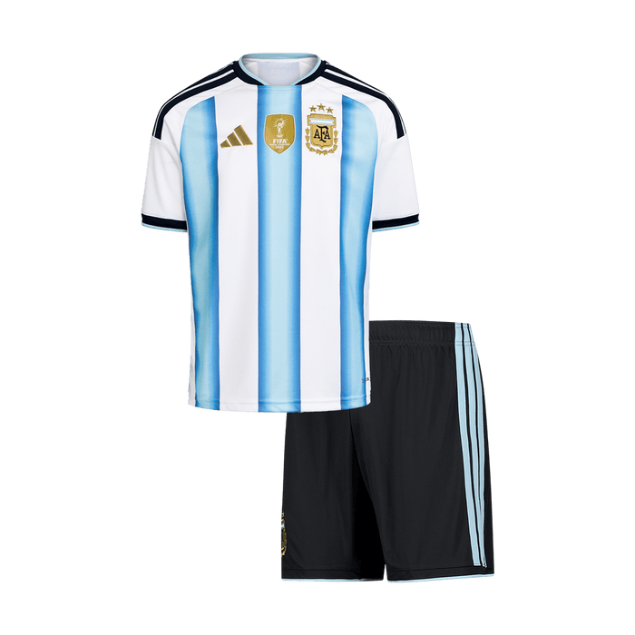 Argentina Home Kids Soccer Jerseys Kit World Cup 2026